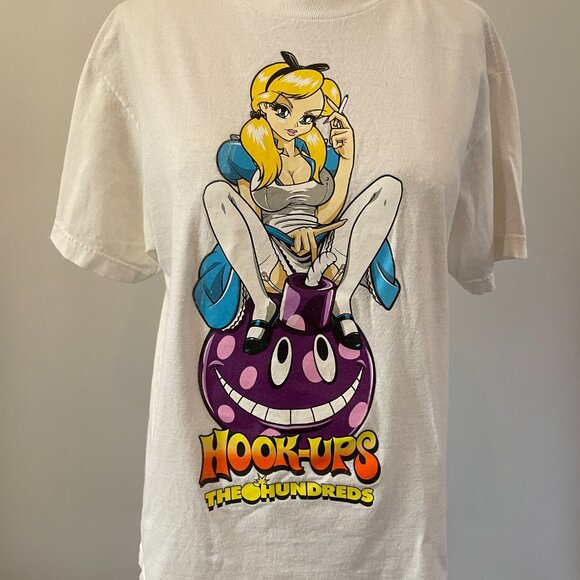 The Hundreds x Hook-Ups Alice Wonderland Limited Additions Skate Shirt Medium - Picture 9 of 16